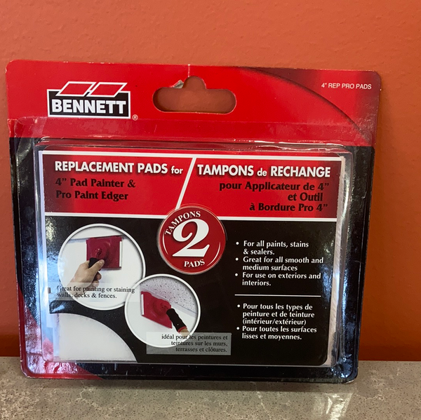 Bennett 4 inch replacement pad